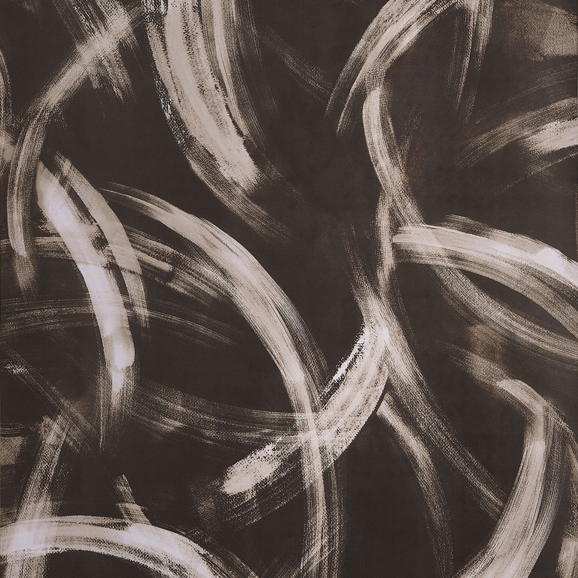 Thibaut Magnus in Brown T24447 – large painterly brushstrokes on a deep brown ground