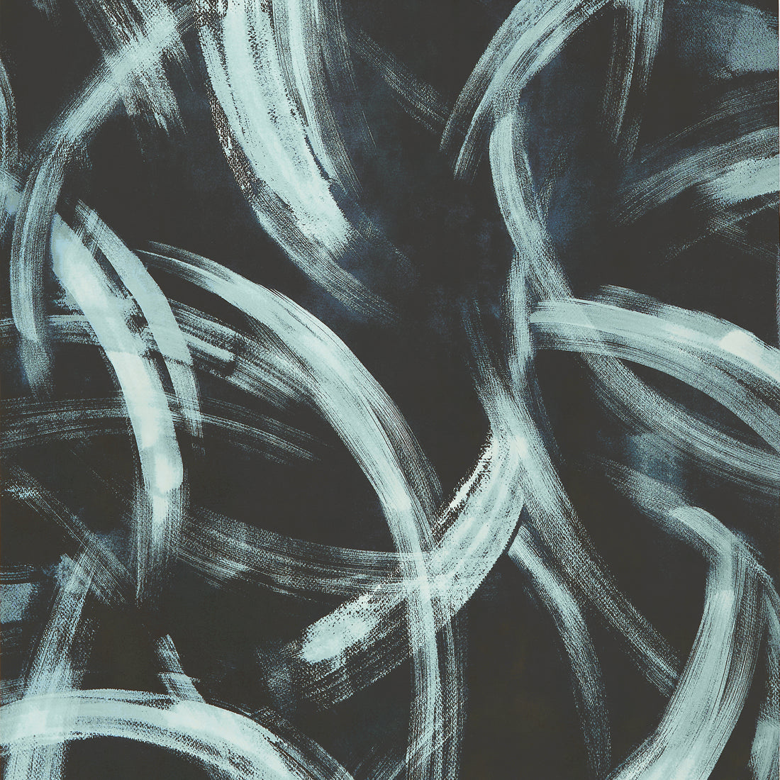 Thibaut Magnus Charcoal T24449 abstract brushstroke wallpaper sample