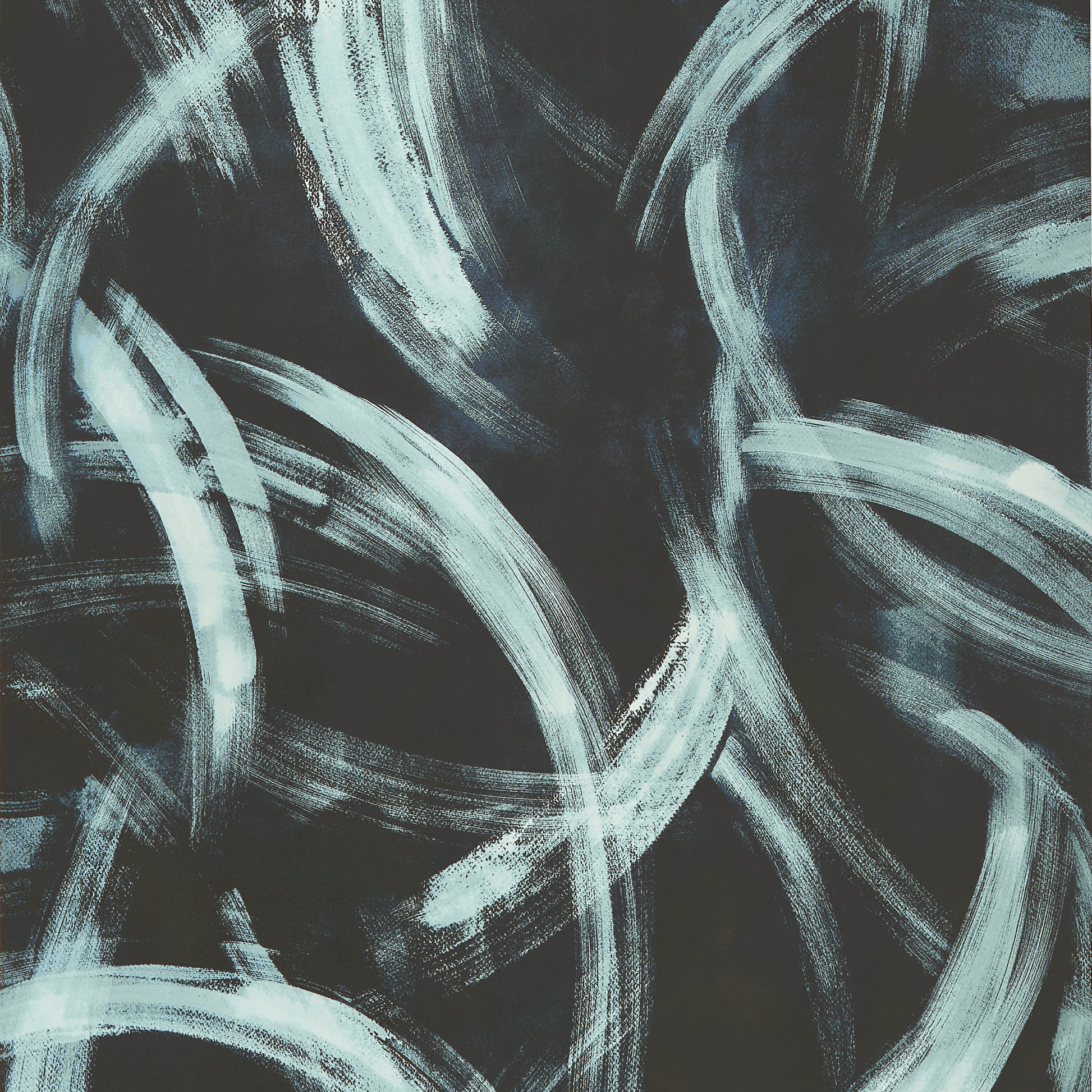 Thibaut Magnus Charcoal T24449 abstract brushstroke wallpaper sample