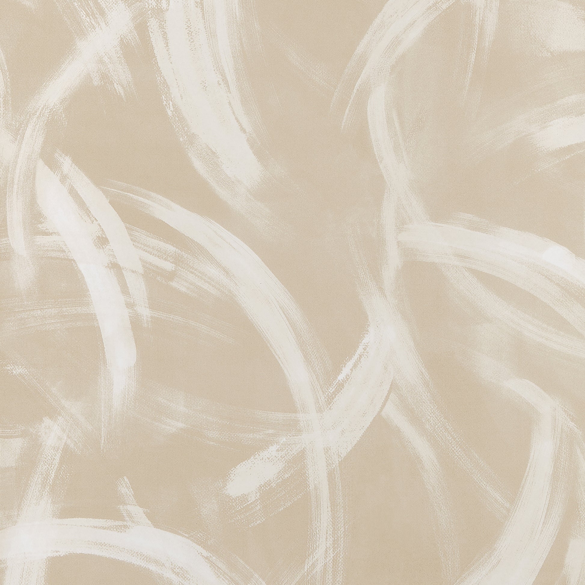 Thibaut Magnus Beige T24450 abstract brushstroke wallpaper with warm beige ground and soft white strokes